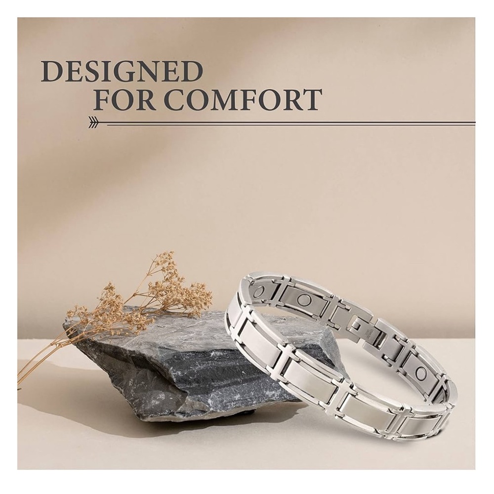 Sabona Silver Magnetic bracelet 7.5 inches
